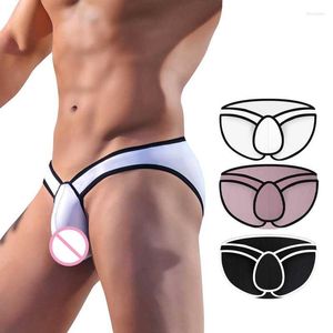 Calzoncillos Ropa interior sexy para hombres Modal Deportes Transpirable Calzoncillos de cintura baja Lencería masculina Pene Bolsa Bragas Brave Person Plus Tamaño M-2XL