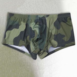 Calzoncillos de camuflaje verde militar para hombre