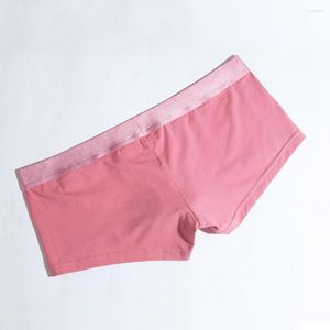 Calzoncillos Hombres Boxers Elástico Transpirable Hombres con U Convex Bulge Pocket Tela que absorbe la humedad Suave para todos los días