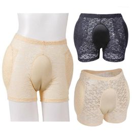 Men de sous-pants Men Boxers Faux Vagin sous-vêtements Contrôle Contrôle Panty Gaff Pantes transgenre transgenre Shemale Gay285l