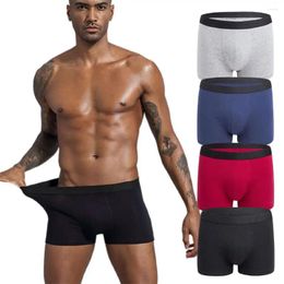 Onderbroek mannen boksers hoge elastische zwembrook shorts voorkant