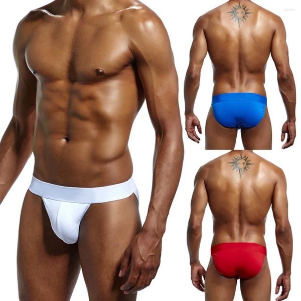 Calzoncillos Hombres Niños Calzoncillos transpirables Ropa interior Pantalones de chándal Bragas Letras Tanga