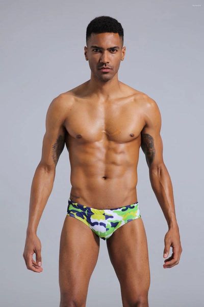 Slips respirants pour hommes, sous-vêtements imprimés, maillots de bain Sexy, vêtements de plage, Bkini, shorts de bain pour hommes