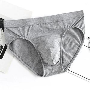 Slips Hommes Slips Sexy Mince Respirant Sans Couture Comfor U Poche Convexe Coton Haute Élastique Sous-Vêtements Culotte Bikini Slip Homme