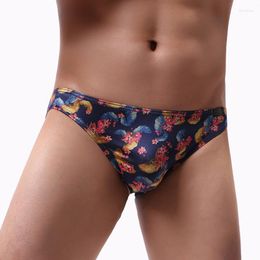 Caleçons hommes slips Sexy sous-vêtements Cuecas Calzoncillos Gay pénis poche Polyester mâle culottes Shorts Ropa intérieur Hombre