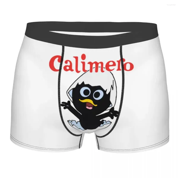 Caleçons Hommes Calimero Sous-vêtements Cartoon Boxer Shorts Culotte Homme Taille Moyenne S-XXL