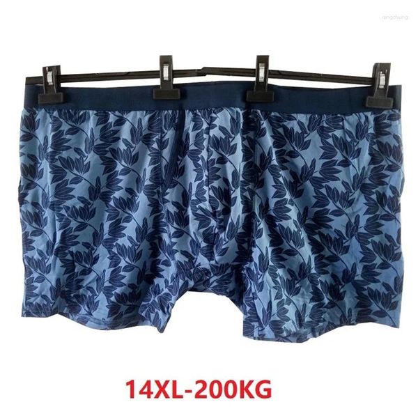 Men de coton Men Boxer plus taille 10xl 12xl 14xl Breoutable Homme à ladimensizaine Homme sous-vêtements Élasticité des grosses ventes