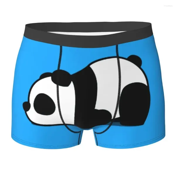 Men de sous-pants hommes mignons animaux sympathiques Panda Boxer Shorts Panties Breffe-sous-vêtements Kawaii Humour masculin plus taille