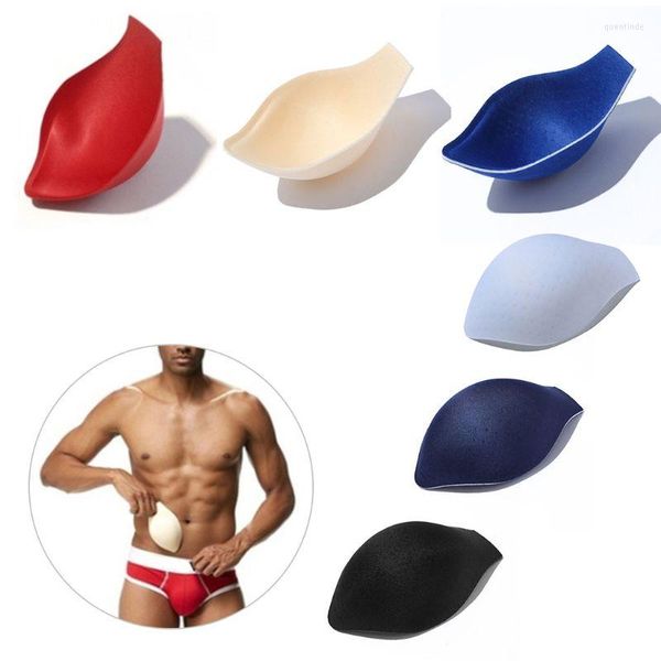 Sous-vêtements hommes agrandisseur sexy maillots de bain pénis pochette pad maillot de bain slip de sécurité éponge sous-vêtements protection rembourrée renflement respirant