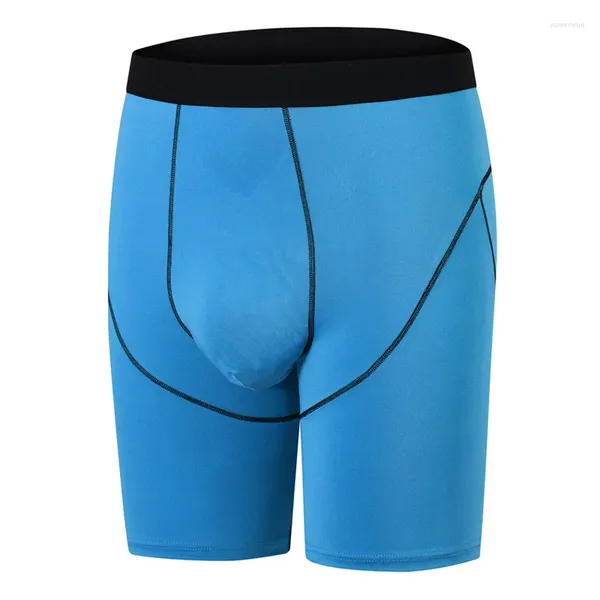 Men de sous-poulies Men High Elasticité longue jambe Mid Waist Homear Mens Mens Boxer Shorts Pantes Trunk Quality Male Underwear Pantal