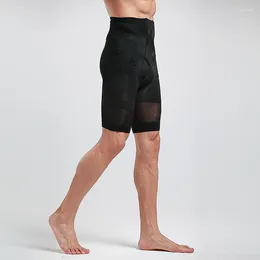 Sous-vêtements hommes taille haute minceur Shaper ventre ceinture contrôle culotte compressive sans couture ventre tondeuse mâle Boxer pantalon