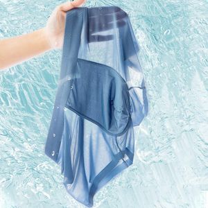 Slip hommes sous-vêtements en soie de glace Transparent voir à travers Boxer respirant couleur unie Ultra mince clair séchage rapide Sexy été