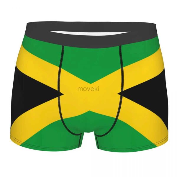 Caleçons hommes drapeau de la jamaïque sous-vêtements Humor Boxer slips culottes Homme respirant caleçons S-XXL 24319