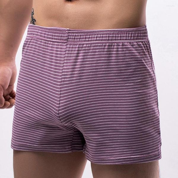 Sous-vêtements hommes chemise de nuit pyjama Shorts été taille élastique pantalons courts bas décontractés vêtements de nuit pour garçons Slip Homme