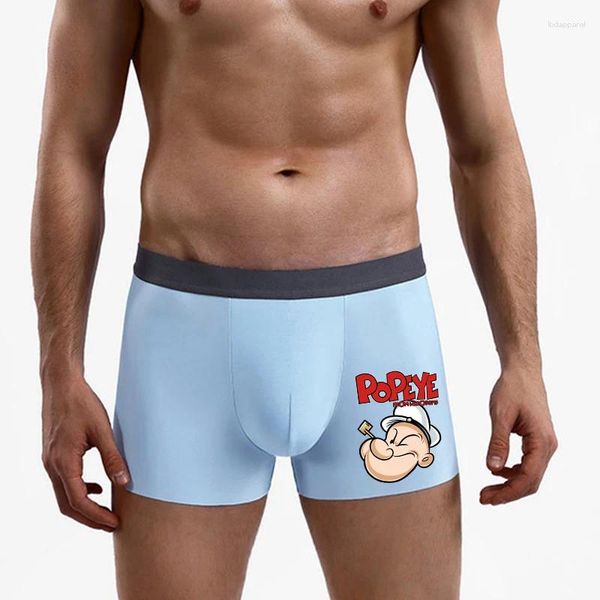 Calzoncillos hombres bragas hipster p-popeyes boxer shorts gris cintura baja hombre XXL ropa interior ultra delgada calzoncillos 2023