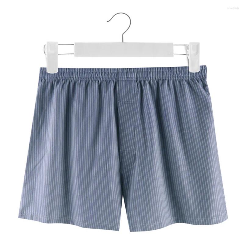 Underpants Men Plus Size Loose Cotton Daily Underwear Middle Waist Home Shorts Panties Boxers Briefs Breathable Men's Boxer