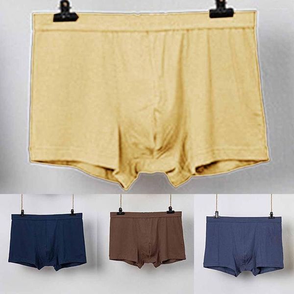 Calzoncillos Hombres Bolsa Boxer Shorts Bañadores para hombres Calidad Algodón Modal Suave Cómodo para niños Transpirable