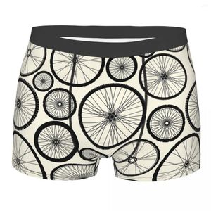 Onderbroek Mannen Retro Wiel Fiets Gear Boxershorts Slipje Ademend Ondergoed Mannelijke Grappige S-XXL