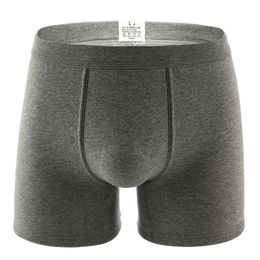 Caleçons hommes ajouter velours sous-vêtements hiver coton épais garder au chaud Shorts Plus longues jambes boxeurs pantalons 230419