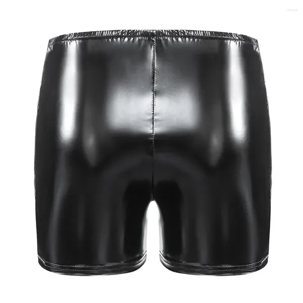 Sous-club Boîtes Boxe Boxe Black en cuir masculin PVC érotique pour les coffrets porno sexy