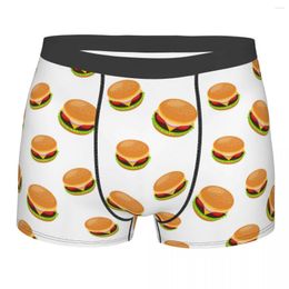 Onderbroeken Heren Boxershorts Slipje Hamburger Fast Food Polyester Ondergoed Burger Mannelijke Humor