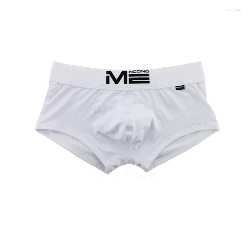 Underpants Men's Boxers Low Waist Youth Sexy Panties Pants Solid Color Tight Summer Cotton Sports Breathable Boxer Shorts Head