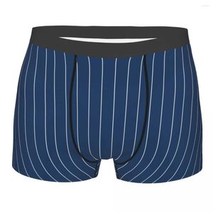 Sous-vêtements pour hommes Boxer à rayures contractées Shorts culottes sous-vêtements doux mâle drôle S-XXL