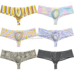 Sous-vêtements pour hommes, butin exotique court, demi-bikini brésilien, boxershort sexy, poche bombée, sous-vêtements audacieux et sensuels