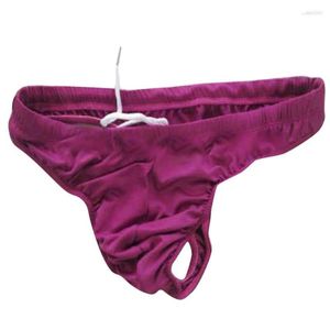 Sous-vêtements Mode pour hommes Sexy Dentelle Taille basse Troncs Sous-vêtements gai Slips Expansion cubique Lait Soie String