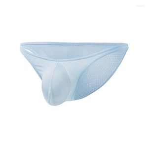 Sous-vêtements pour hommes G-string taille basse couleur unie sous-vêtements string t-back lingerie fine maille respirante slips mode