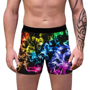 Onderbroeken Nieuwigheid Boxershorts voor heren Grappige shorts 3D-geprint ademend slipje Sexy ondergoed Humoristische boxers