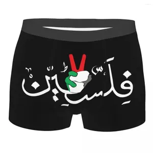 Onderbroeken heren Palestina Arabisch Boxer Briefs Shorts Slipje Ademend Ondergoed Palestijnse Vlag Man Grappig S-XXL
