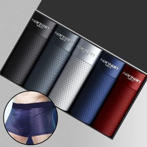 Caleçons hommes culottes sous-vêtements pour homme Boxershorts hommes Boxer hommes Ropa intérieur Hombre Calzoncillos respirant Hombre bambou trou grande taille 231218