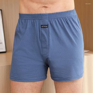 Sous-vêtements pour hommes pur sous-vêtements en coton Aro pantalon ample respirant Boxer slip maison pyjama solide taille haute coin plat