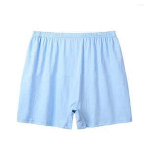 Calzoncillos Boxer sexis para hombre, pantalones cortos, cómodos, transpirables, de algodón, ropa interior holgada, bragas para hombre, Boxershorts largos, pantalón masculino