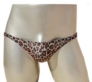 Sous-vêtements pour hommes Sexy Briefs Male Leopard Underpant Underwear Men Bikini