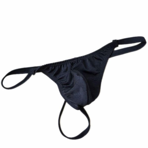 Calzoncillos para hombre, Sexy, con bolsa abultada, Bikini de cintura baja, ropa interior de moda, Tanga, calzoncillos para gays, pantalones cortos, bragas Sissy