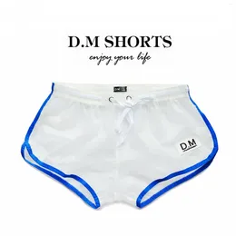 Onderbroeken Herenshorts PVC Transparant Strand Casual Broek Thuis Boxer Comfortabel Los Geen Elasticiteit Voor Mannen