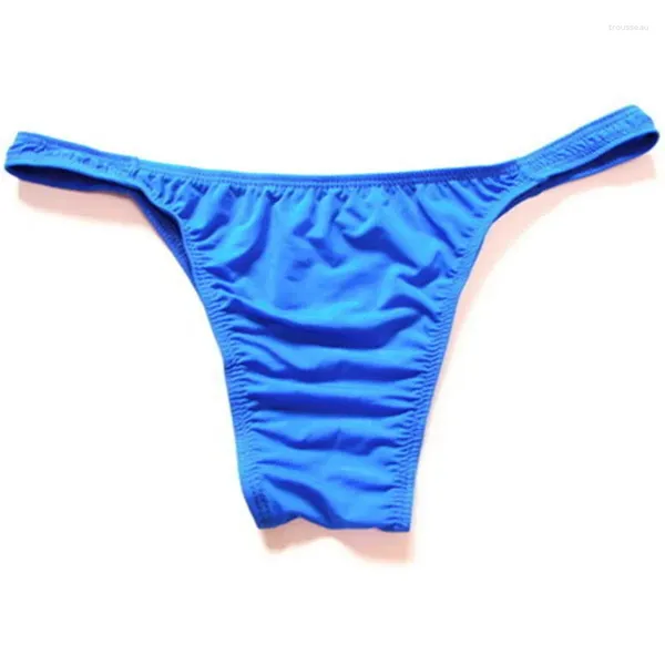 Calzoncillos Calzoncillos Sedosos para Hombres Micro Bikini Bragas Calzoncillos Transparentes Transpirables Tanga Cintura Baja Ropa Interior Gay Masculina Lencería Homme Cueca