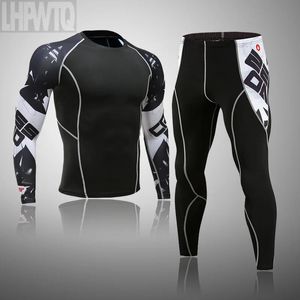 Onderbroek heren ski thermisch ondergoed set motorfiets 4 seizoenen skiën warme basislagen sportkleding strakke lange shirt tops set kleding