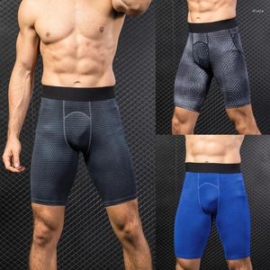 Calzoncillos deportivos para hombre, ropa de compresión para gimnasio, pantalones cortos con capa base, medias atléticas