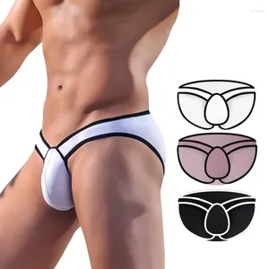 Calzoncillos Hombres Moda Underwea Hombres Calzoncillos Ropa interior Modal Malla Ropa Interior Hombre Slip Gay Baja Cintura Transpirable Sexo Bragas para