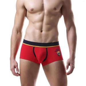 Sous-boxer Men's Men's U Convex Shorts pour Young Boy World Cup Fashion Underwear Sports Sports Bottom Bottom Lingerie Home Panties