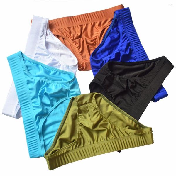 Calzoncillos Calzoncillos de bolsa convexa en U para hombres para niños jóvenes Ropa interior de moda Estudiante Bragas de talle bajo sexy Lencería simple Adolescentes Pantalón inferior