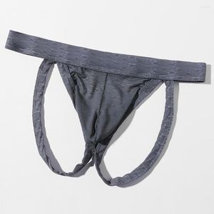 Sous-vêtements pour hommes sous-vêtements slip Sexy taille basse Jock Strap slips string t-back string Lingerie respirant homme confortable