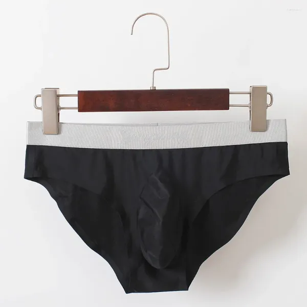 Sous-fonds Men's Underwear Silk Silk Scailless Brief