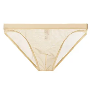 Men de caisse Men de soie de glace sans couture Brief