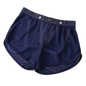 Onderbroek mannen sexy lingerie -briefs seethrough mesh lounge boxers shorts middelste taille ondergoed multipors s xl maten q0529