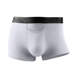 Caleçon Hommes Sexy Transparent Pénis Glace Sous-Vêtements En Soie -style Séparation Solide Couleur Boxer Pantalon Respirant Étudiant Pants243v