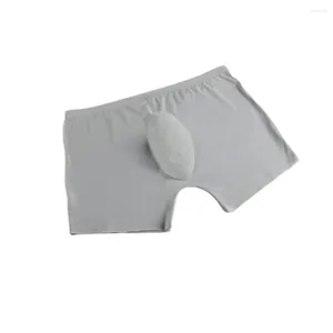 Men de caisse Men Sexy sous-vêtements Shorts Souche Pluée douce Men Ultra-Thin Boothable Boxer Ice Silk Seam Majtki Mes